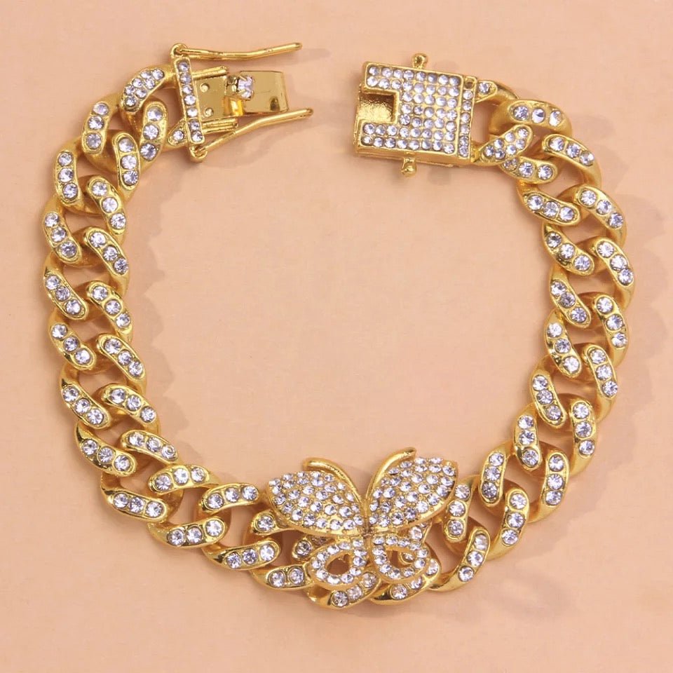 Butterfly Anklet Elegant Jewelry For Women Delicate Charm Sparkle For Everyday And Evening Wear
