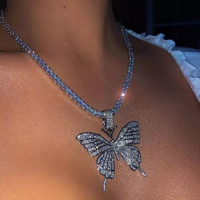 Enchanting Butterfly Necklace Elevate Your Elegance With A Delicate Statement Piece Of Jewelry