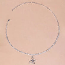 Butterfly Pendant Necklace Choker