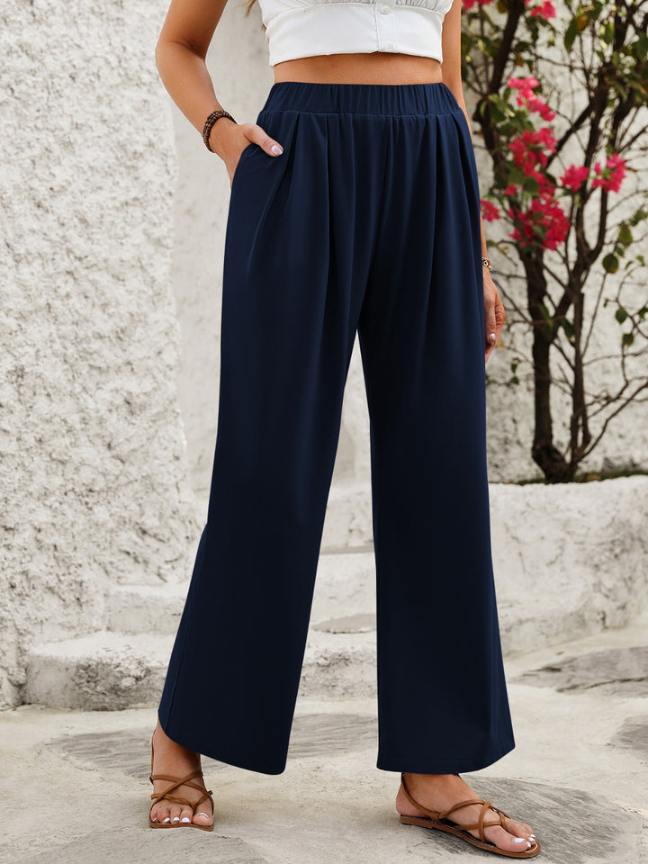 Effortless Chic Wide Leg Trousers