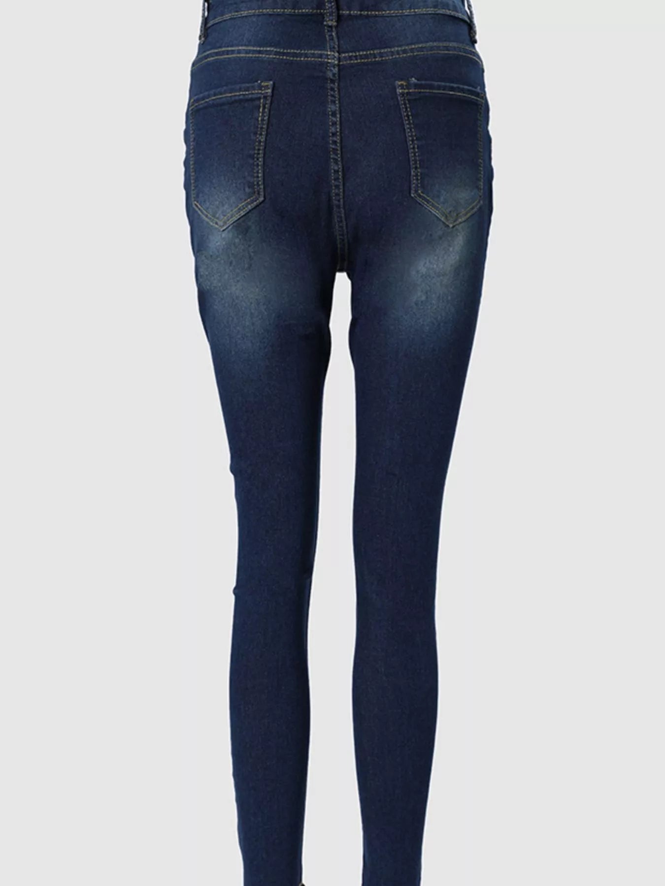 Zipper Front Skinny Jeans