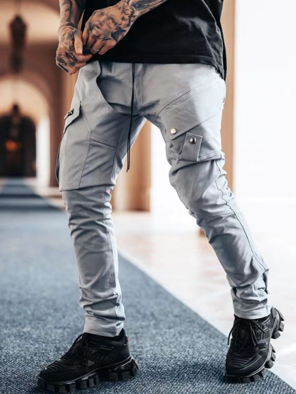 Men's Plus Size Slim Fit Pants for Comfortable Style
