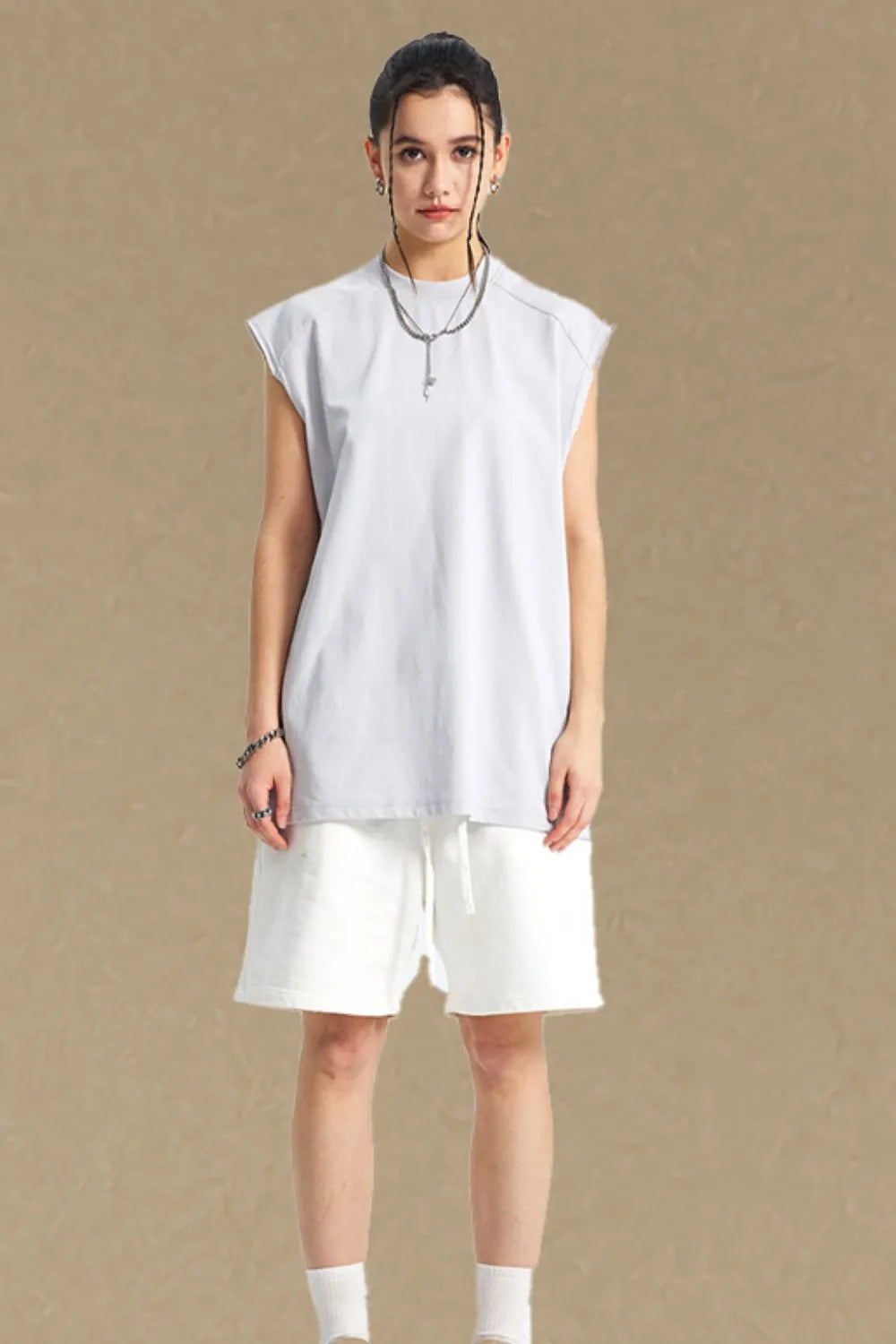 Men's Solid Color Round Neck Tank for Ultimate Comfort
