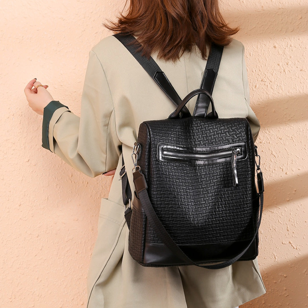 PU Leather Backpack Bag