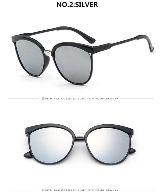 Elegant Cat Eye Designer Sunglasses for Women - Luxury Retro Outdoor Eyewear with UV400 Protection