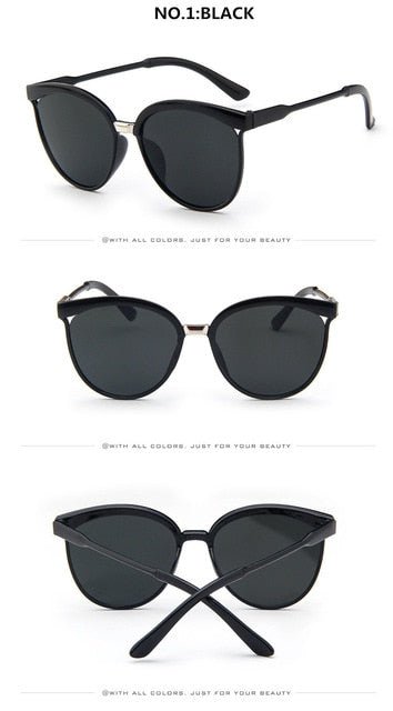 Elegant Cat Eye Designer Sunglasses for Women - Luxury Retro Outdoor Eyewear with UV400 Protection