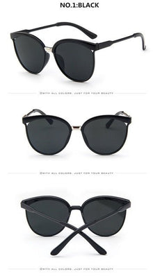 Elegant Cat Eye Designer Sunglasses for Women - Luxury Retro Outdoor Eyewear with UV400 Protection
