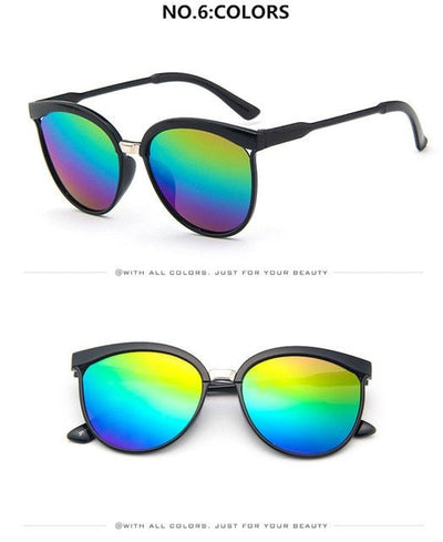 Elegant Cat Eye Designer Sunglasses for Women - Luxury Retro Outdoor Eyewear with UV400 Protection
