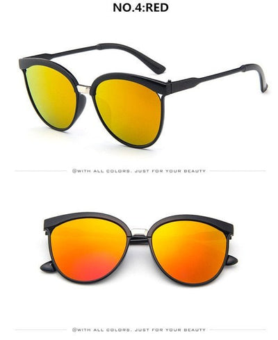 Elegant Cat Eye Designer Sunglasses for Women - Luxury Retro Outdoor Eyewear with UV400 Protection