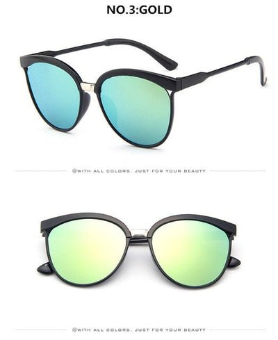 Elegant Cat Eye Designer Sunglasses for Women - Luxury Retro Outdoor Eyewear with UV400 Protection