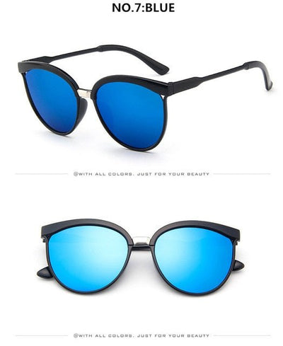 Elegant Cat Eye Designer Sunglasses for Women - Luxury Retro Outdoor Eyewear with UV400 Protection