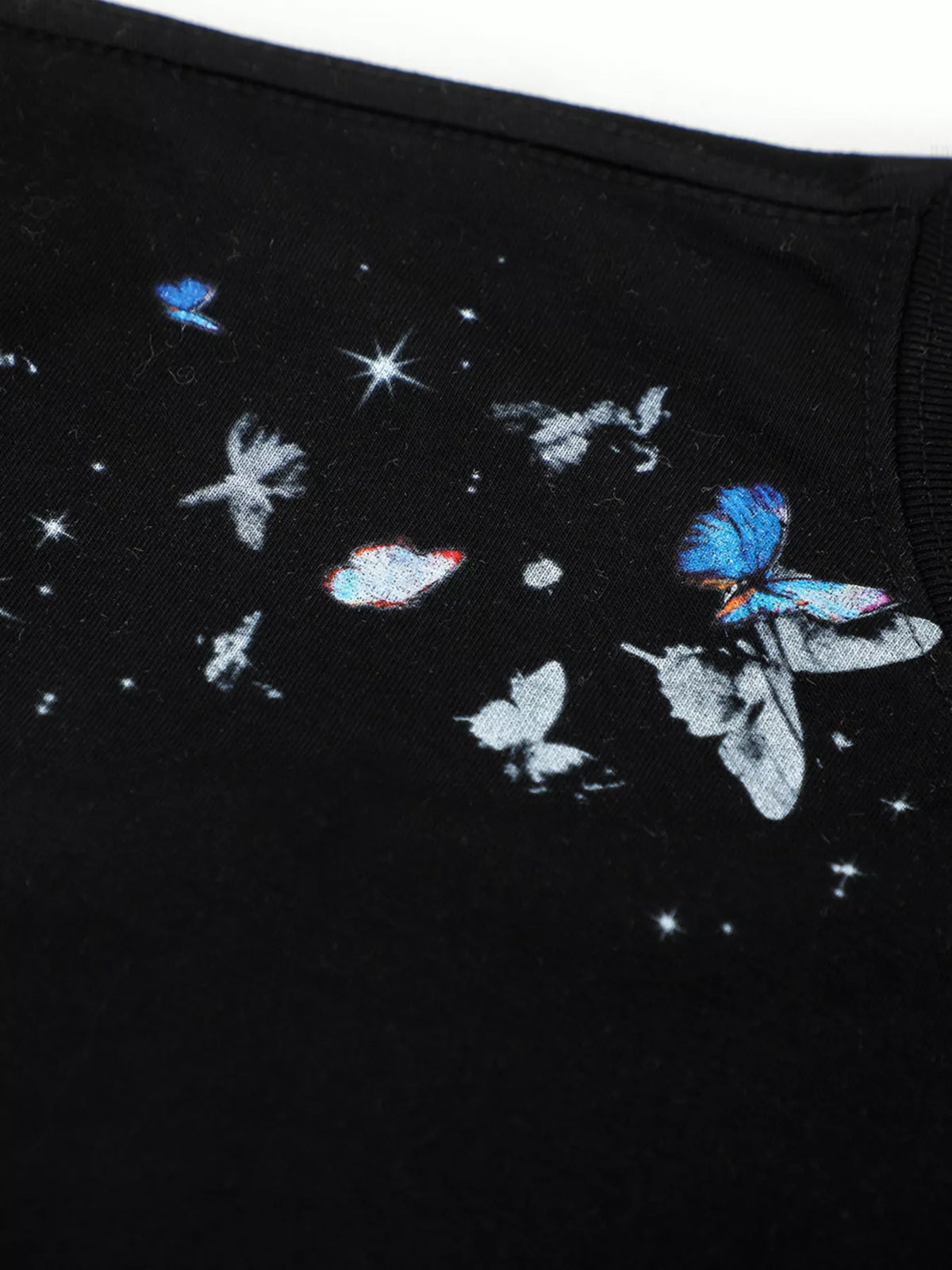 Men's Butterfly Graphic Round Neck T-Shirt
