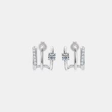 Moissanite D-Color Earrings, front view