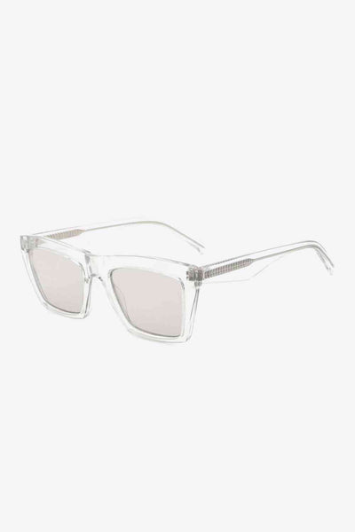 Stylish Rectangle Sunglasses with Cellulose Propionate Frame