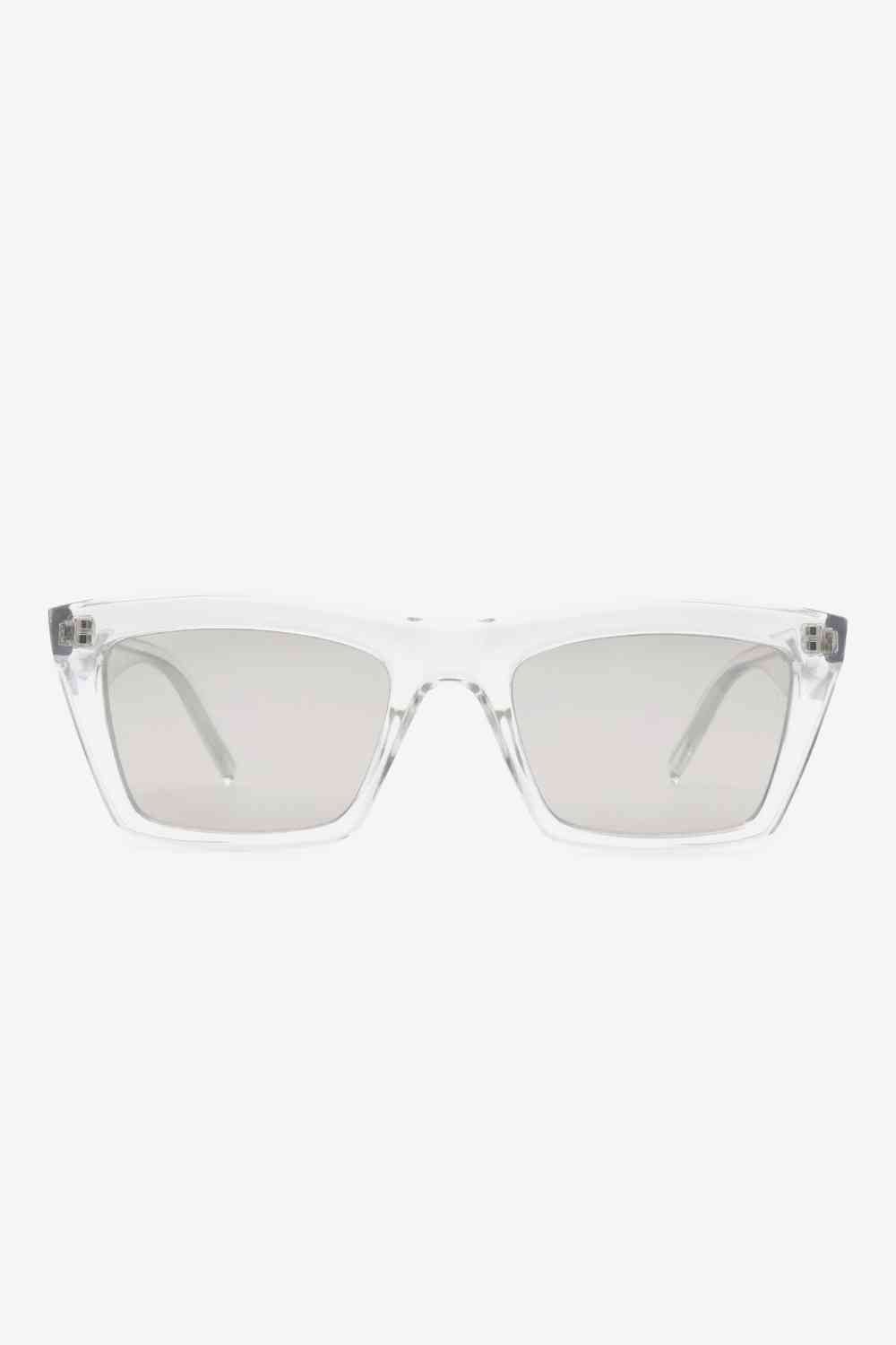 Stylish Rectangle Sunglasses with Cellulose Propionate Frame