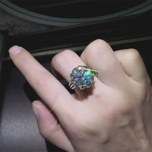 Stunning 3 Carat 925 Sterling Silver Moissanite Ring