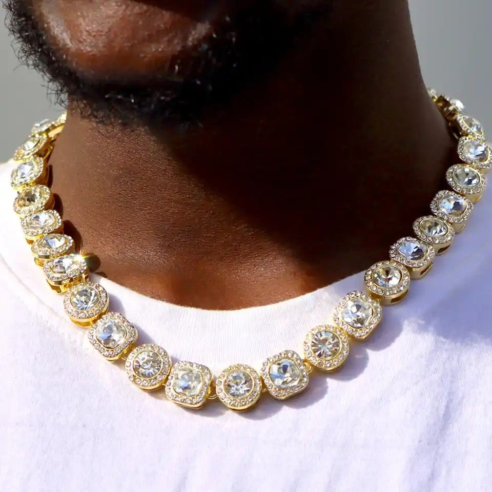 Cluttered Tennis Necklace