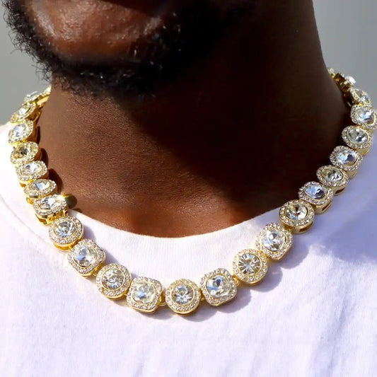 Cluttered Tennis Necklace