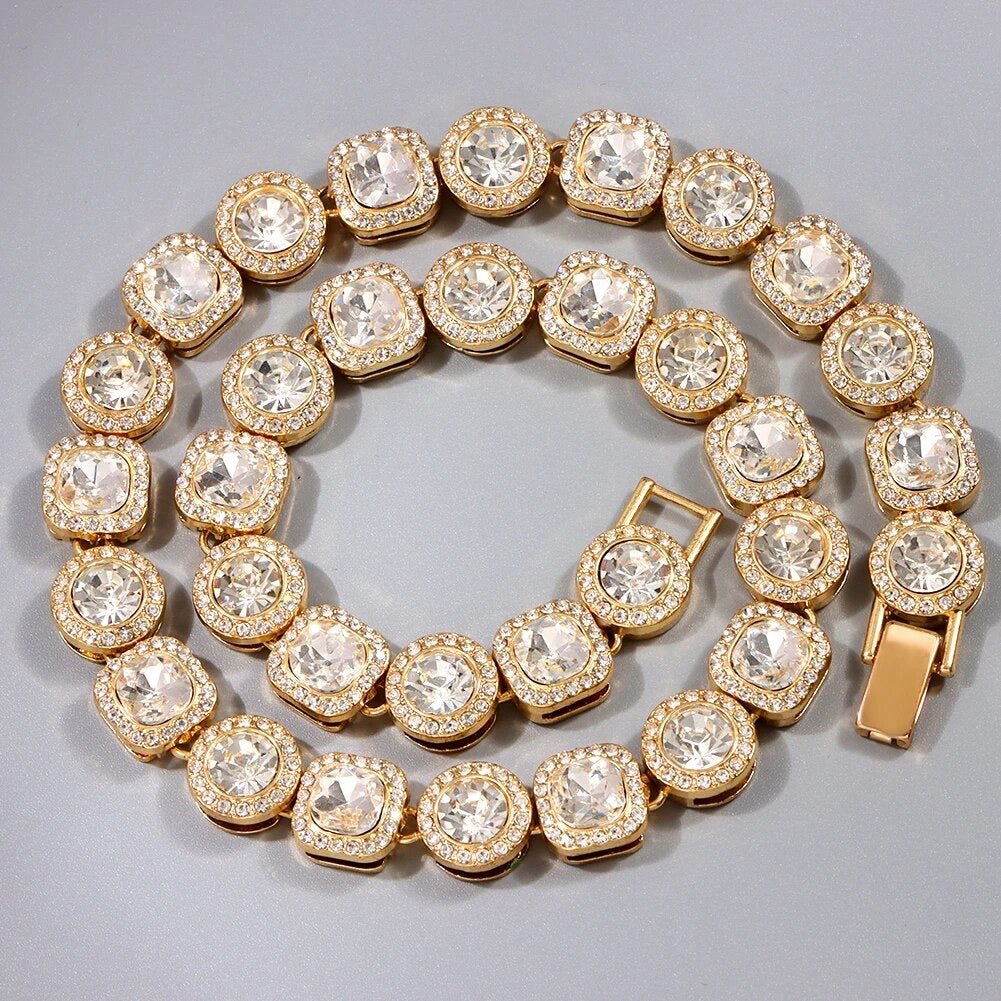 Cluttered Tennis Necklace