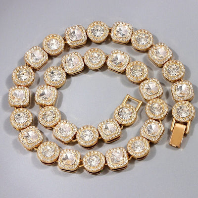 Cluttered Tennis Necklace