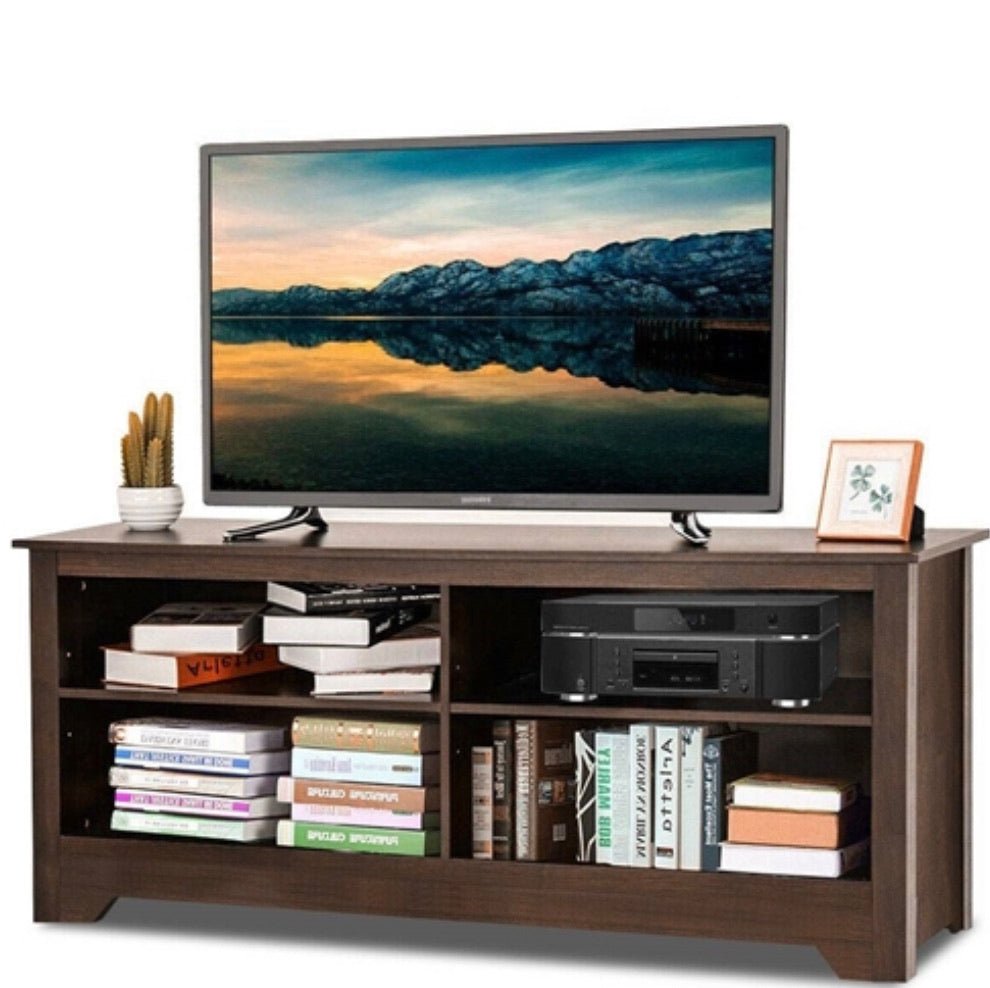 Contemporary TV Stand for up to 60-inch TV in Espresso Finish