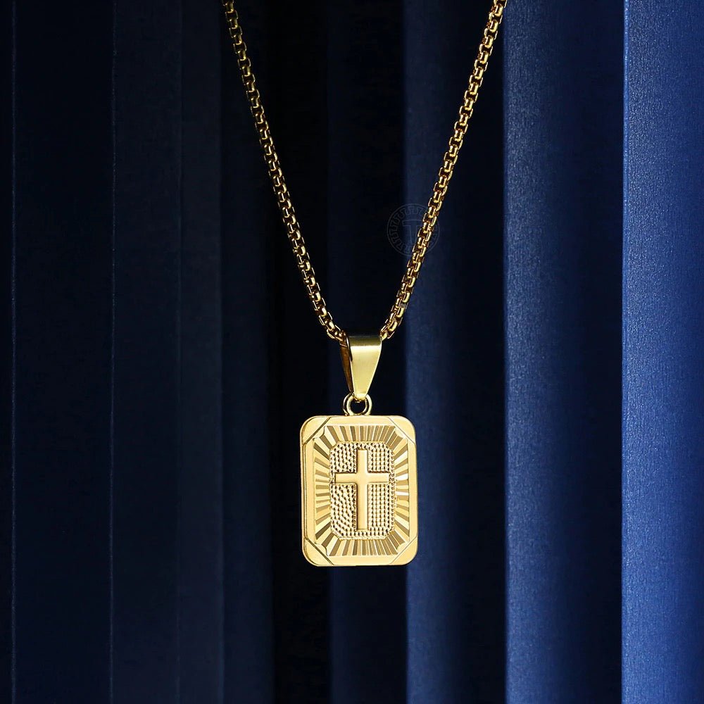 Cross Stainless Steel Necklace Durable High Quality Shine Unisex Jewelry Crafted For Everyday Wear