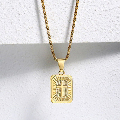 Cross Stainless Steel Necklace Durable High Quality Shine Unisex Jewelry Crafted For Everyday Wear