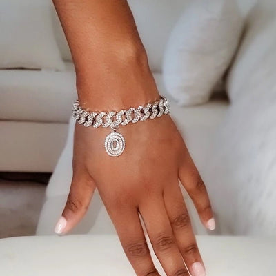 Cuban Link Style Bracelet Unisex Elegant Jewelry For Any Occasion Statement Accessory
