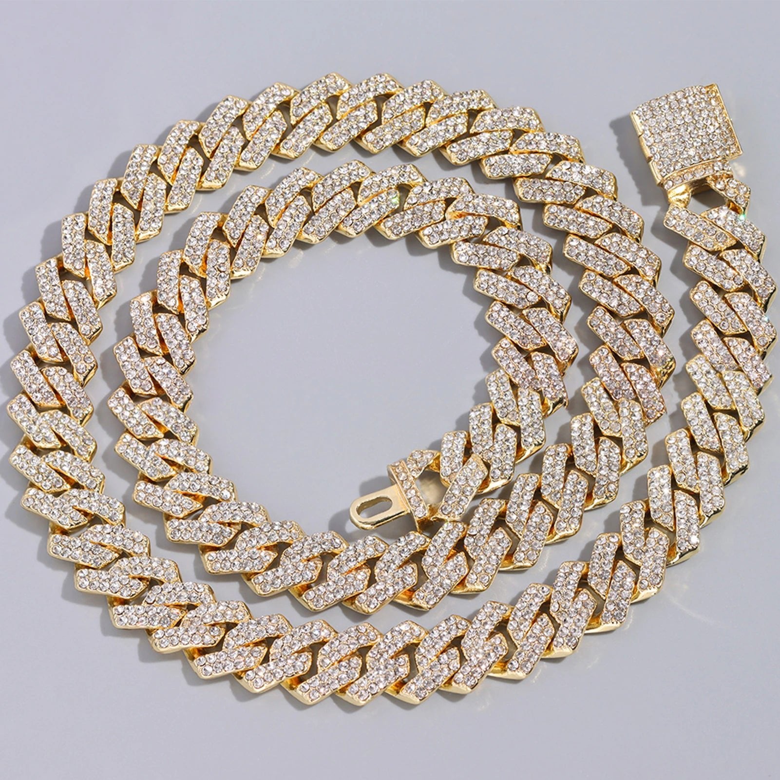 Cursive Letter Cuban Chain Necklace Initial Pendant Personalized Jewelry For Men And Women