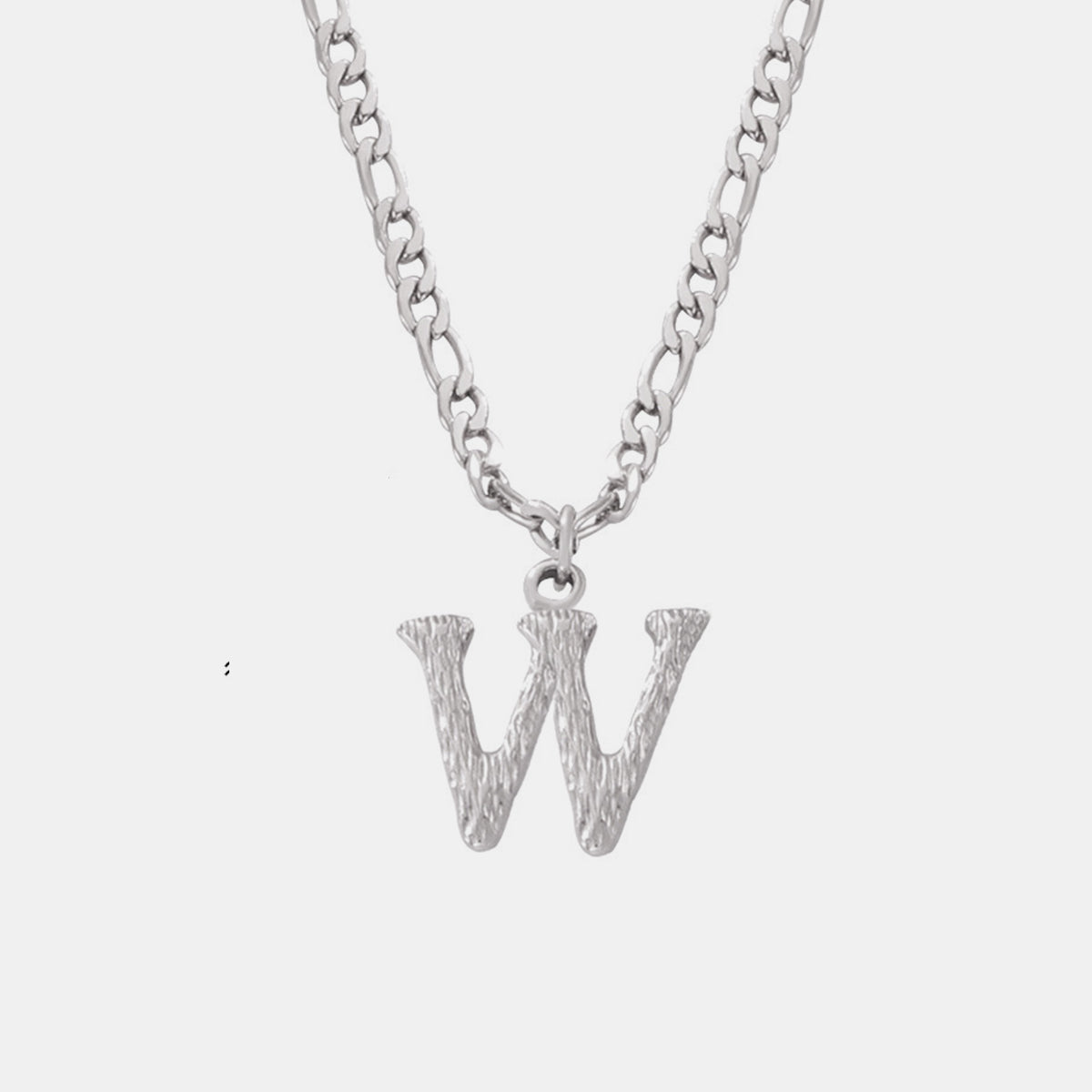 Personalized Titanium Steel Letter Pendant Necklace