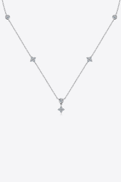 Elegant Moissanite 925 Sterling Silver Necklace Gift