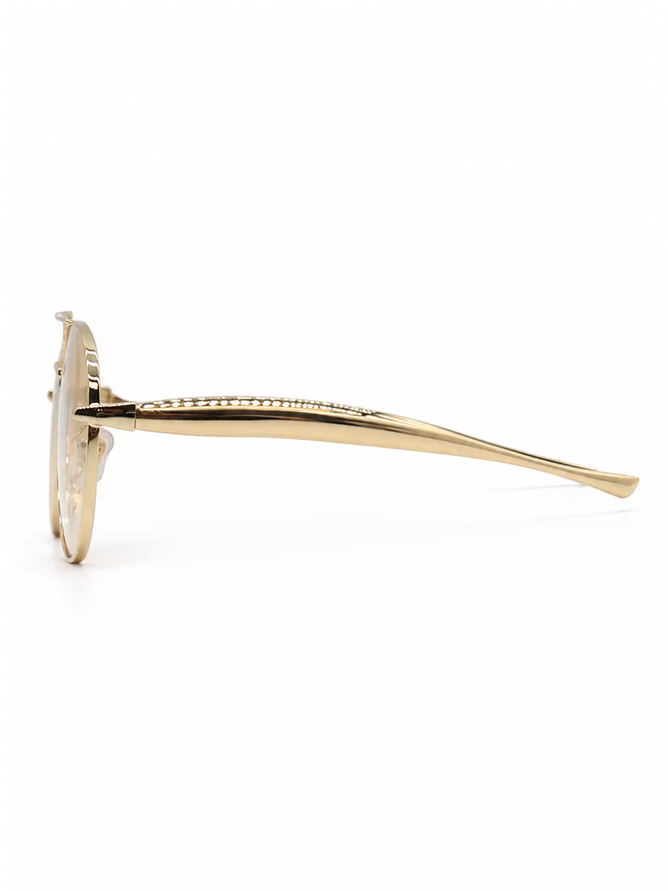 Aviator Sunglasses with Metal Lenses