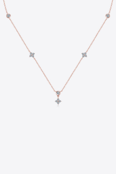 Elegant Moissanite 925 Sterling Silver Necklace Gift
