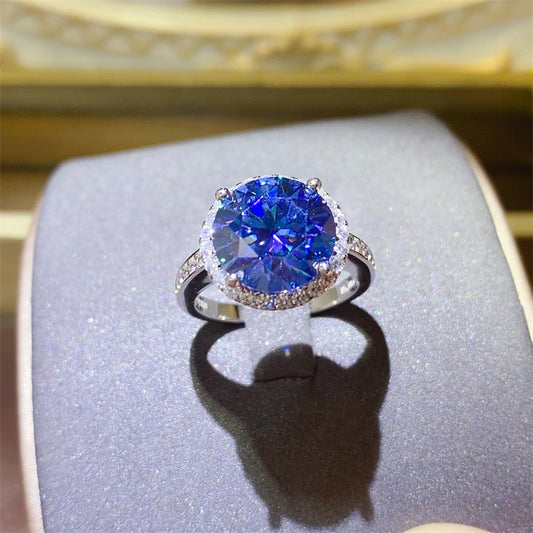 5 Carat Moissanite 925 Sterling Silver Ring for Elegance