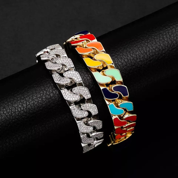 Double-sided Cuban Chain Bracelet