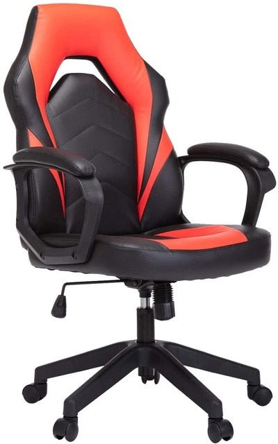 E-sport Gaming Computer Office Chair Computer Swivel Desk Task Chair Ergonomic Executive Chair with Armrests White