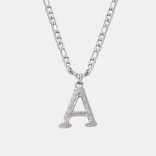 Customizable Titanium Steel Letter Pendant Necklace Monogram Jewelry Personalize Initials Gift For Women And Men