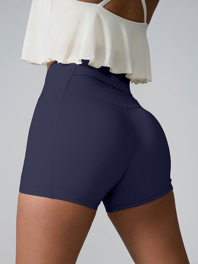 Chic High Waist Performance Shorts for Active Women