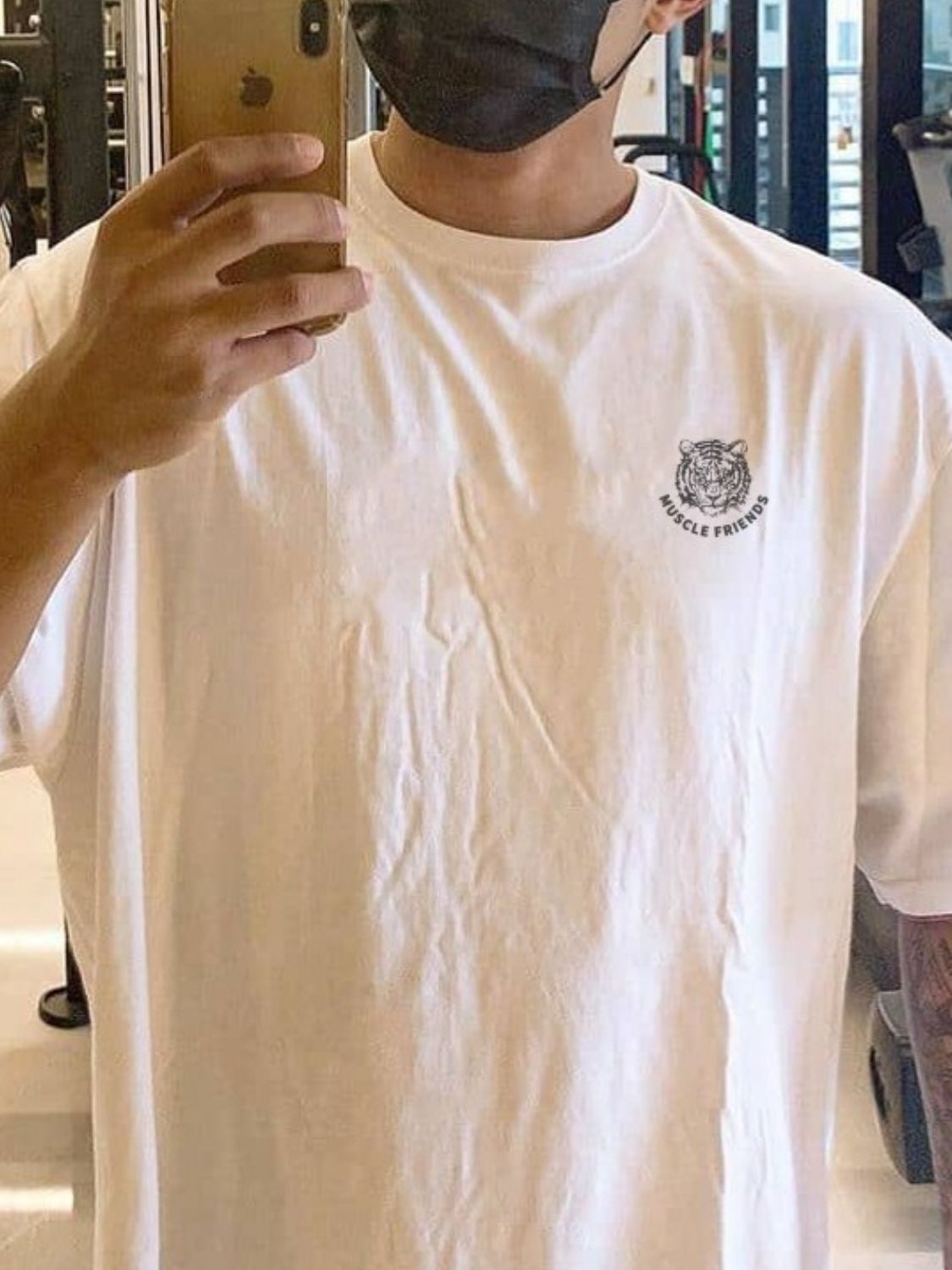 Men's Plus Size Tiger Round Neck Short Sleeve T-Shirt for Comfort