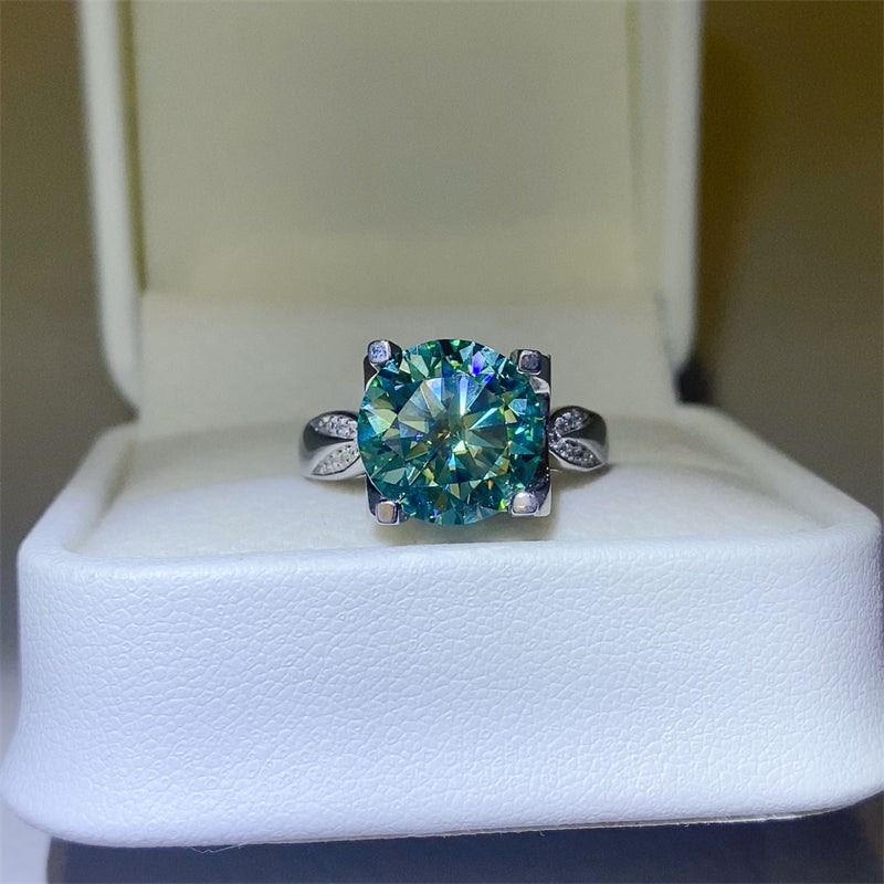 5 Carat Moissanite Zircon 925 Sterling Silver Engagement Ring