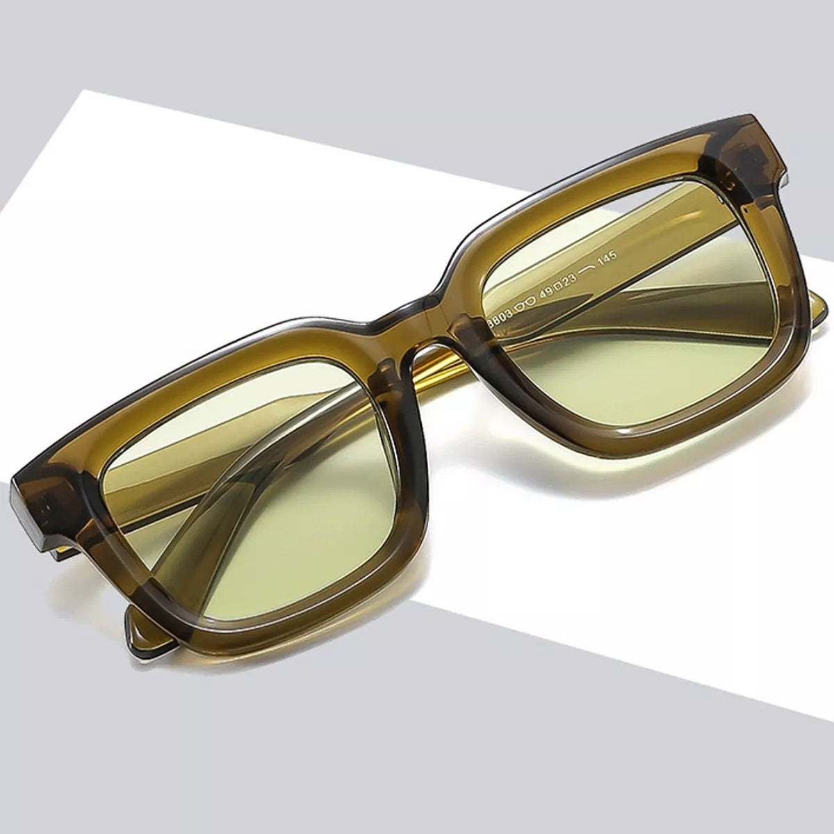 Tinted Lenses Square Frame Sunglasses