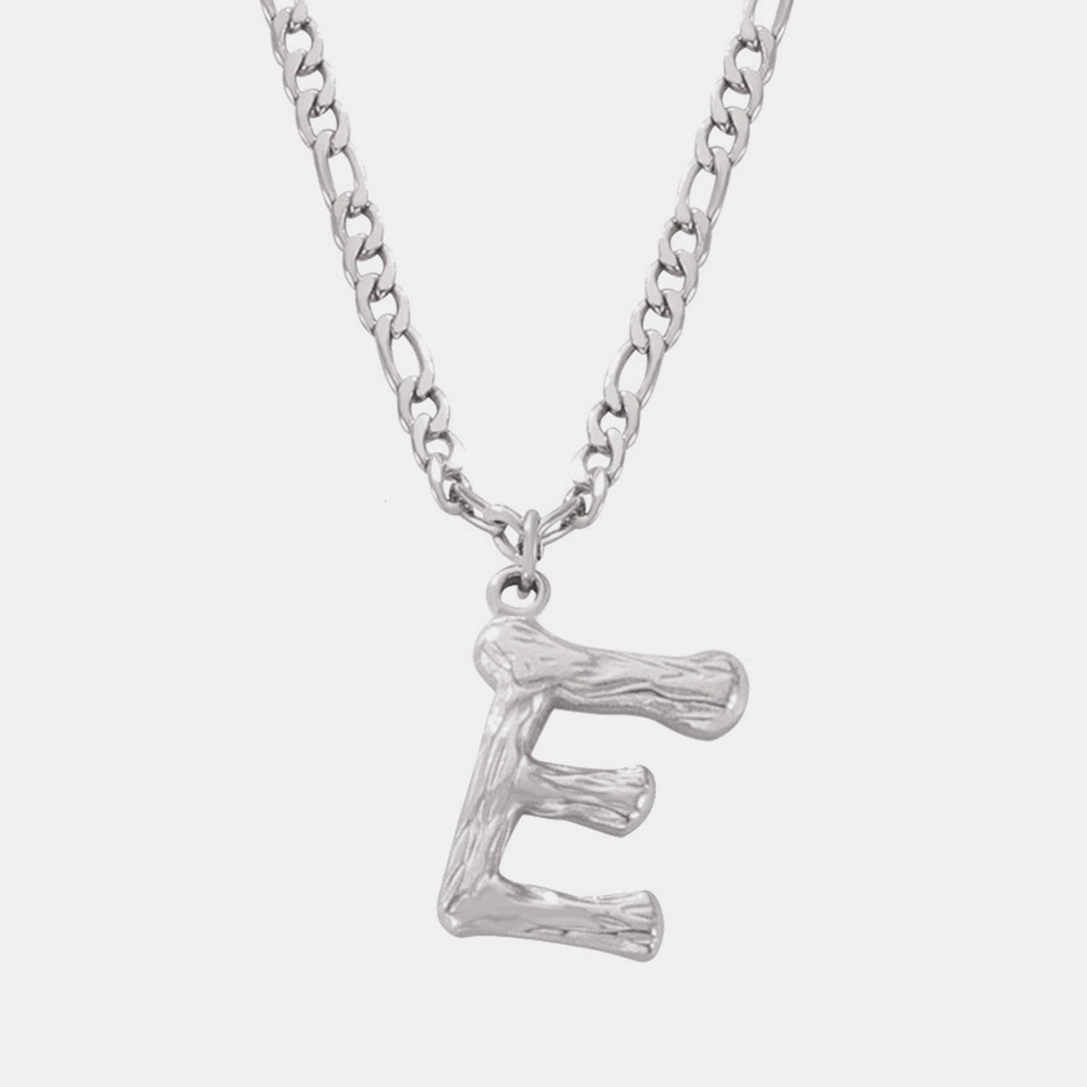 Customizable Titanium Steel Letter Pendant Necklace Monogram Jewelry Personalize Initials Gift For Women And Men
