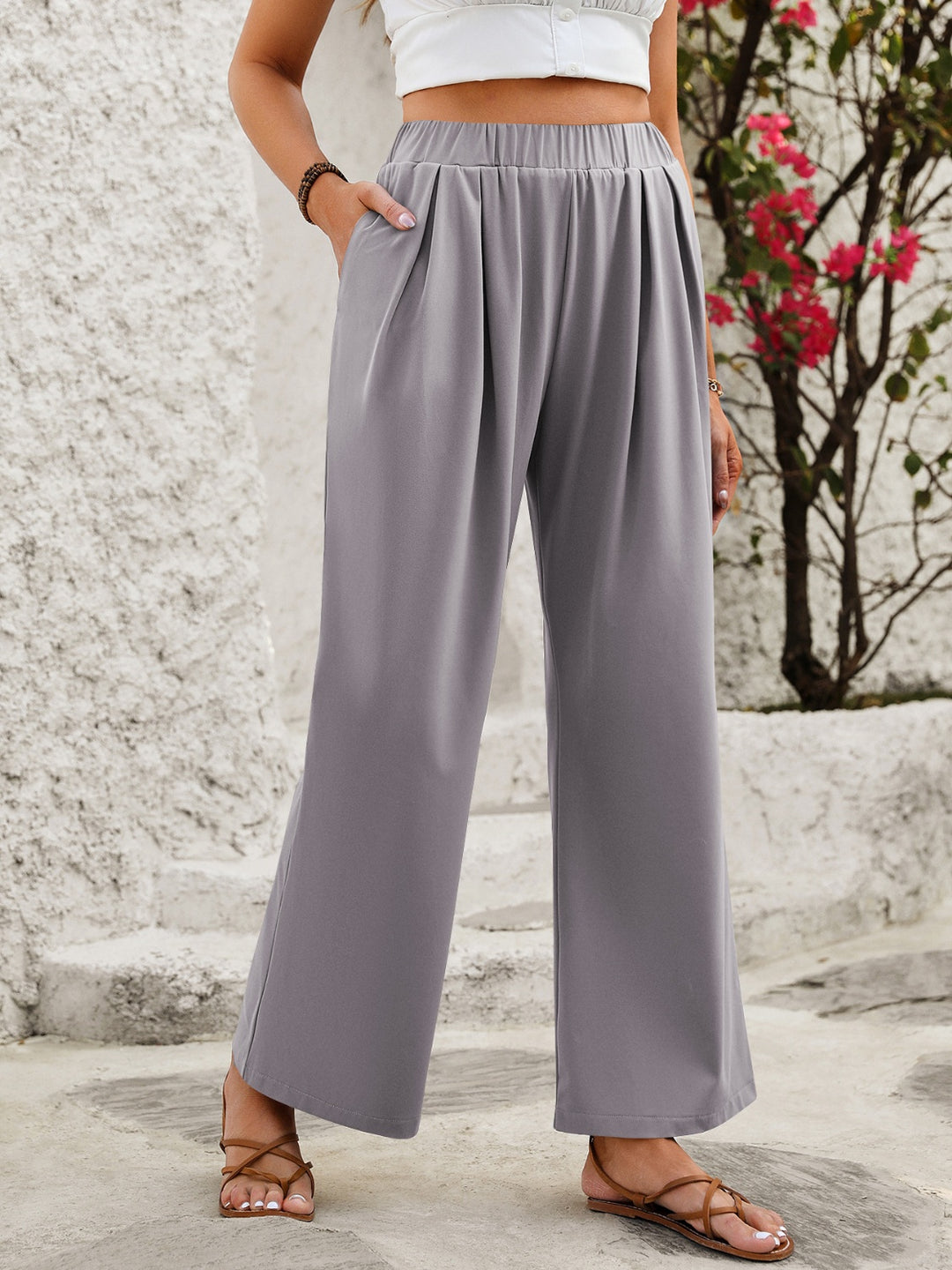 Effortless Chic Wide Leg Trousers