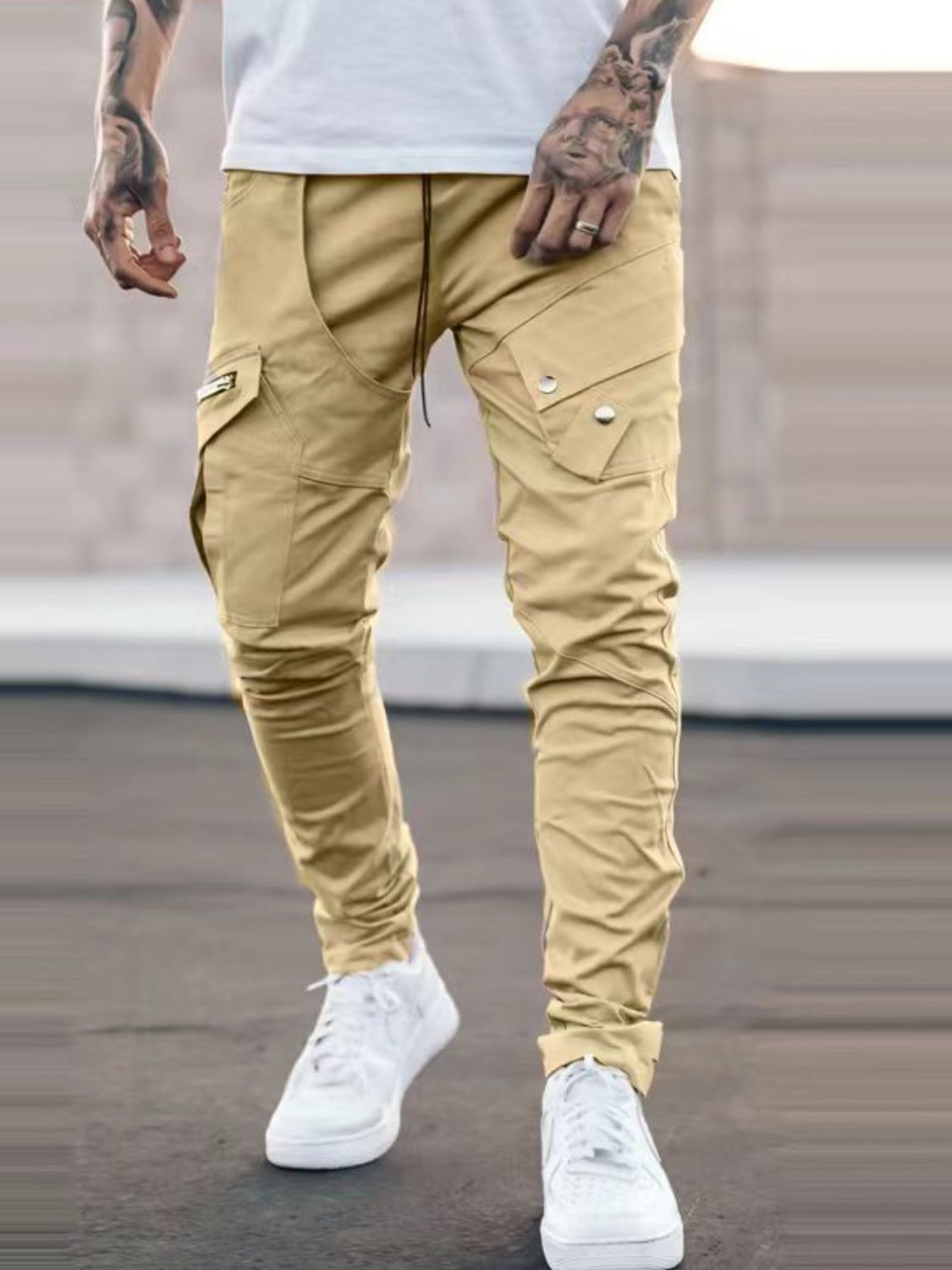 Men's Plus Size Slim Fit Pants for Comfortable Style