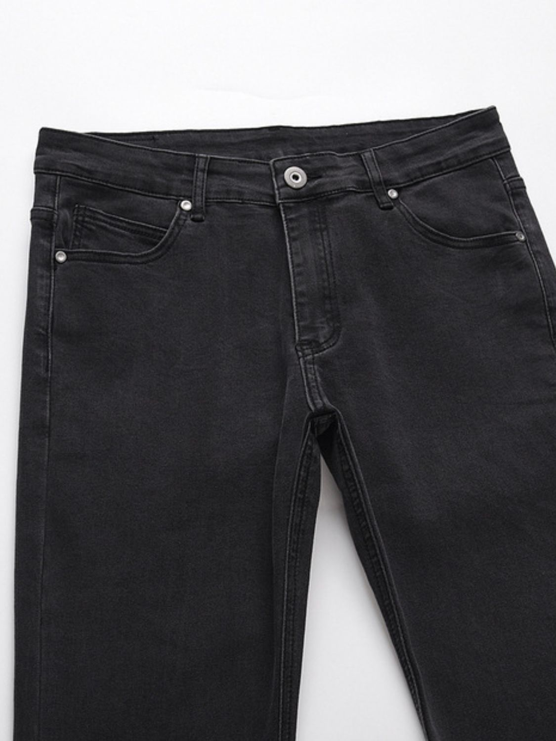 Men's Washed Bootcut Jeans for Everyday Casual Style