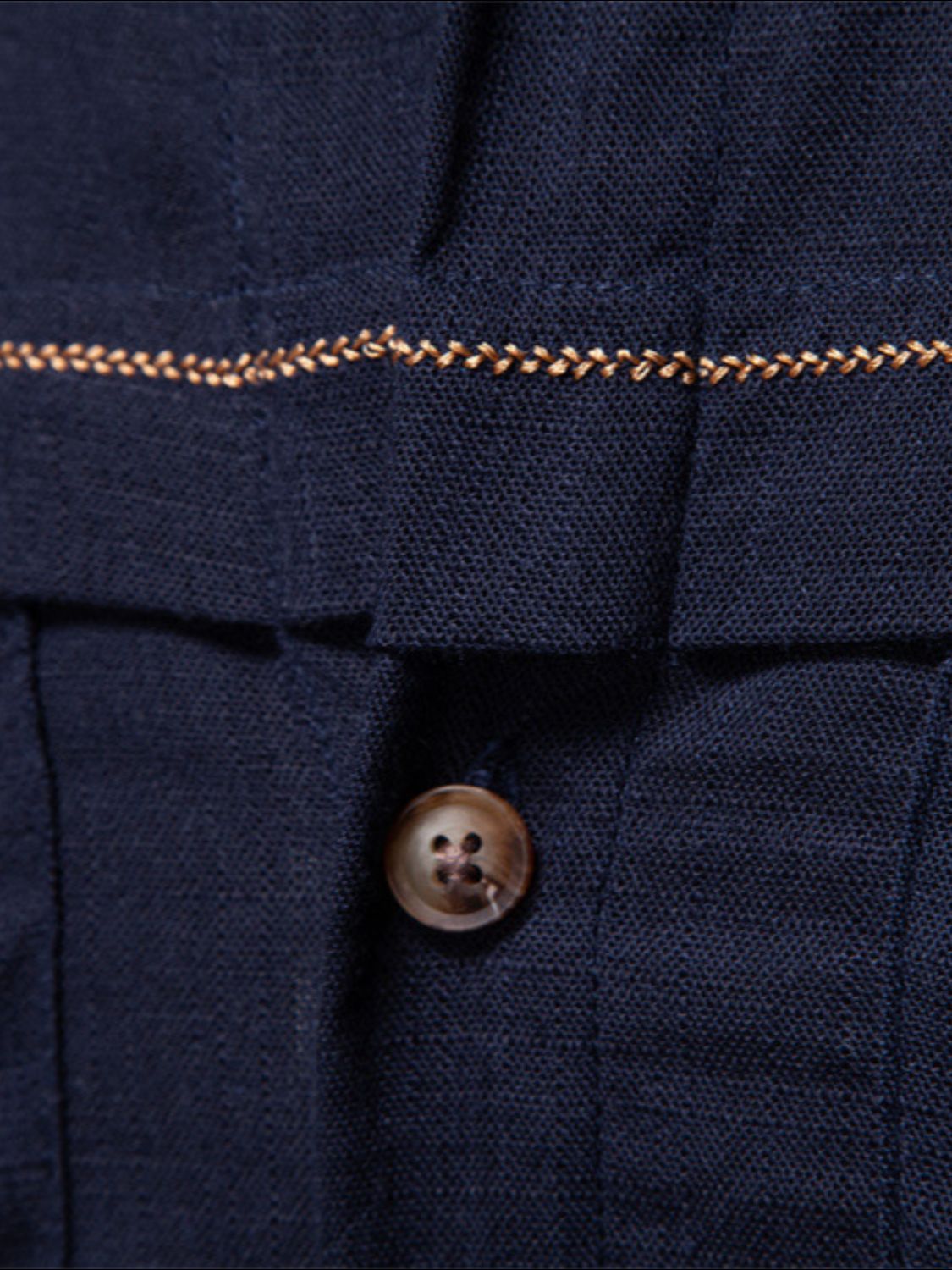 Men's Button Down Collared Neck Shirt for Casual Style
