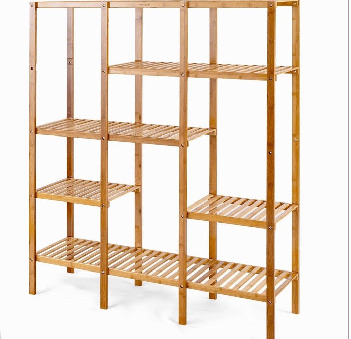 Eco-Friendly Bamboo 4-Shelf Bookcase