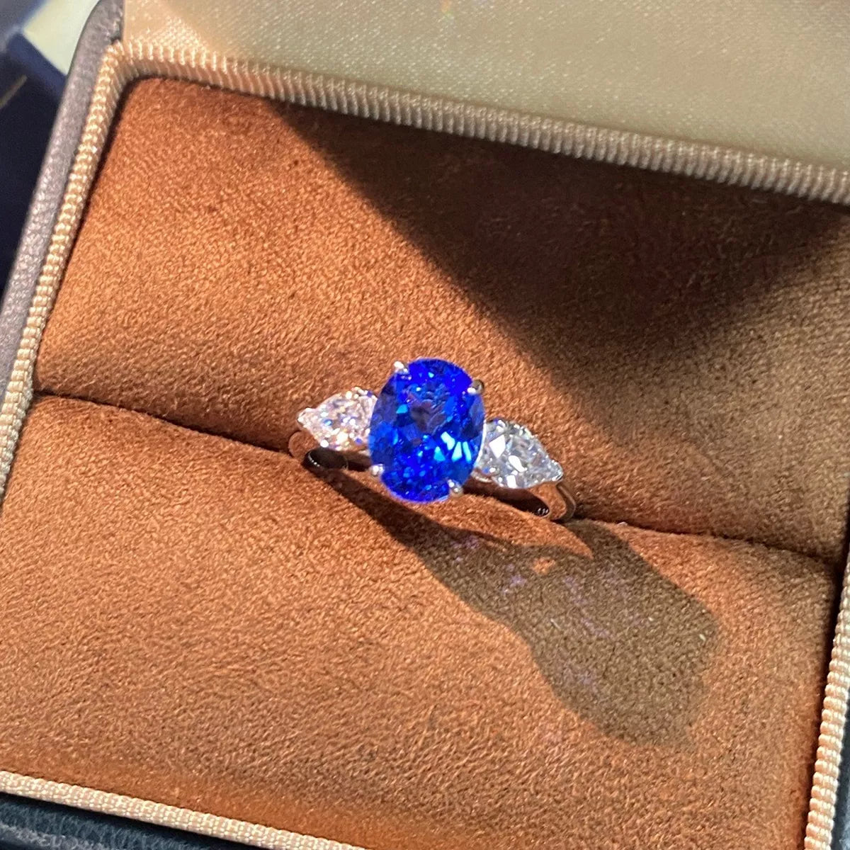 925 Sterling Silver Zircon Ring
