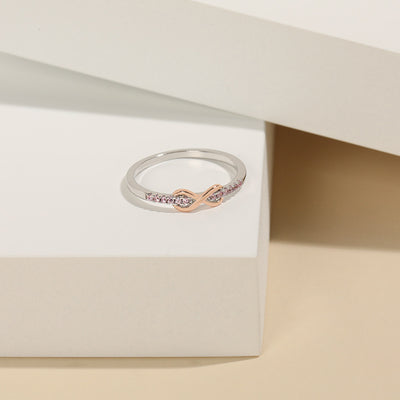 Elegant Zircon 925 Sterling Silver Ring for Women