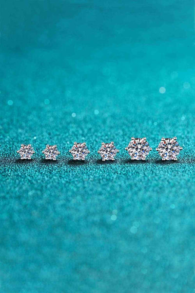 Endless Cheer Moissanite Stud Earrings for Elegant Style